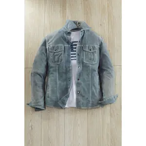 Patrick James Suede 2 Snap Pocket Shirt Jacket