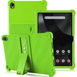 Silicone Casing Cover with Stand for 2024 Onn 12.1 in Tablet Pro (Model:100146663) - Tablet Protection Accessory with Card Slot