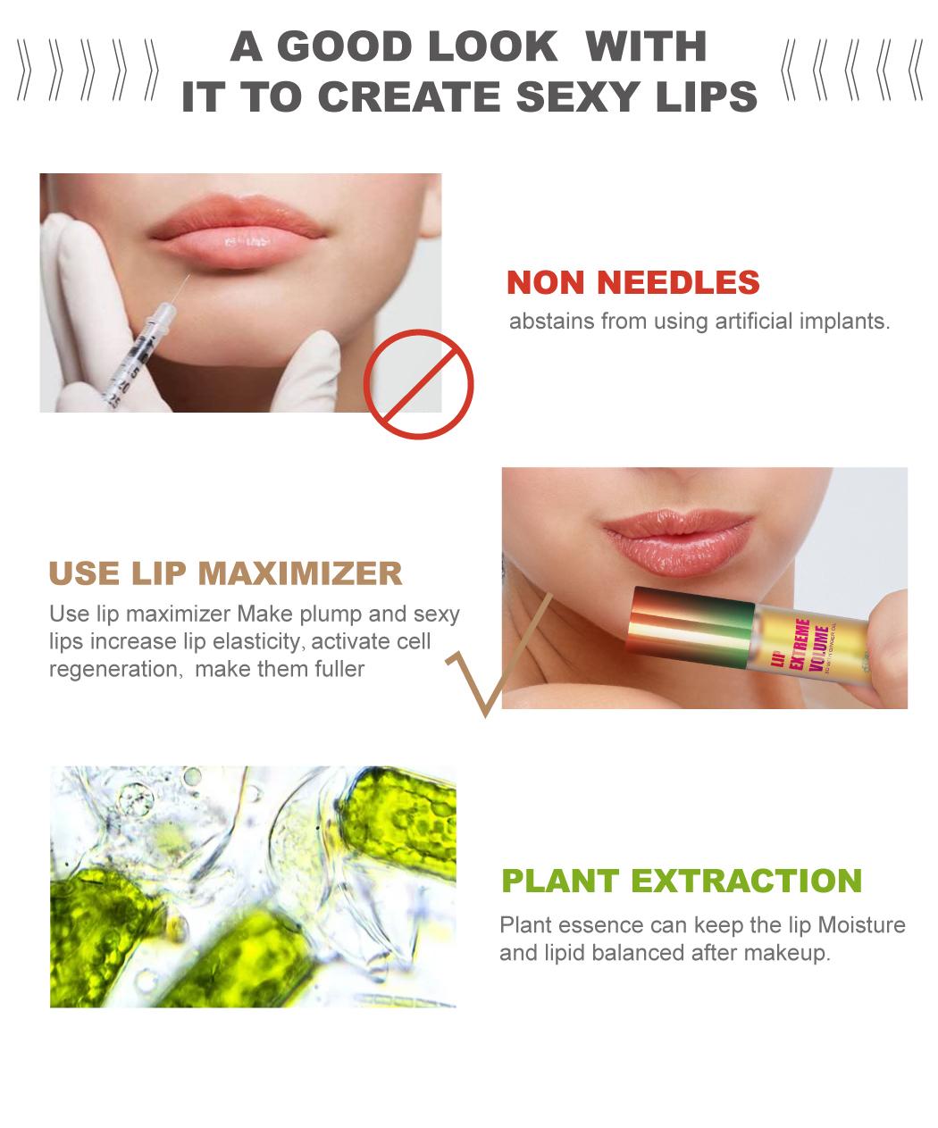 Ginger Lip Plumper — Fuller-Looking Lip Plumper Gloss, Non-Sticky, High-Shine Finish | Lip Extreme Volume Lip Plumper Oil Serum Hydrate Plump Renew Natural Way Instant Smoothing Hydration Enhanced Elasticity Daily Care Hydrating Lip Treatment Lip Fullness
