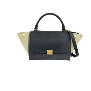 Pre-owned Celine Cowhide/Canvas Shoulder Bags 10.63'' 2014 R1679 Shoulder Bag C1369888767 0917 LA Rebekah