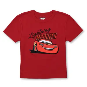 Junior's Cars Happy Kachow McQueen T-Shirt