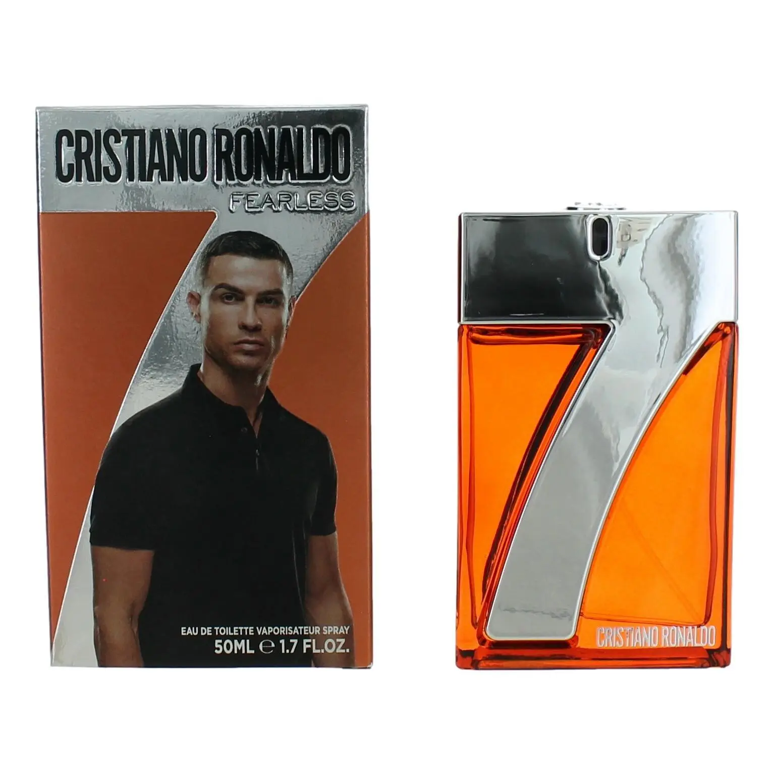 Fearless by Cristiano Ronaldo for Men - Bold, Confident 1.7 oz (1 to 1.9 fl oz) Long Lasting EDT Spray, Suitable for Casual and Formal Occasions