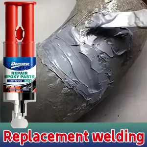 Doeyvose Repair Epoxy Paste - High-strength Metal Welding. High and Low Temperature Resistance, High Strength. Repairing Pipes, Auto Parts, Clothes Drying Racks, Metal Connectors, Railings, Bicycles, Etc. Holiday Gift. 25ml