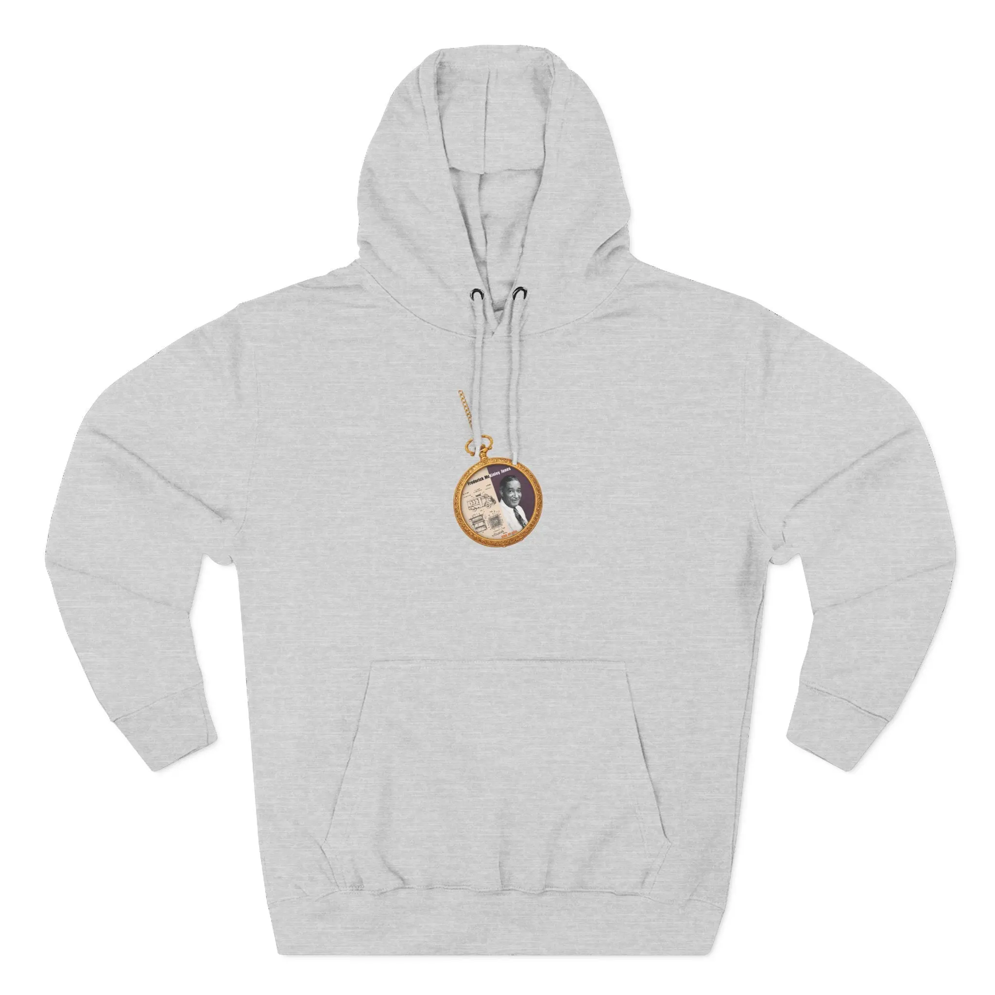 Frederick McKinley Jones Pocket Watch Three-Panel Fleece Hoodie