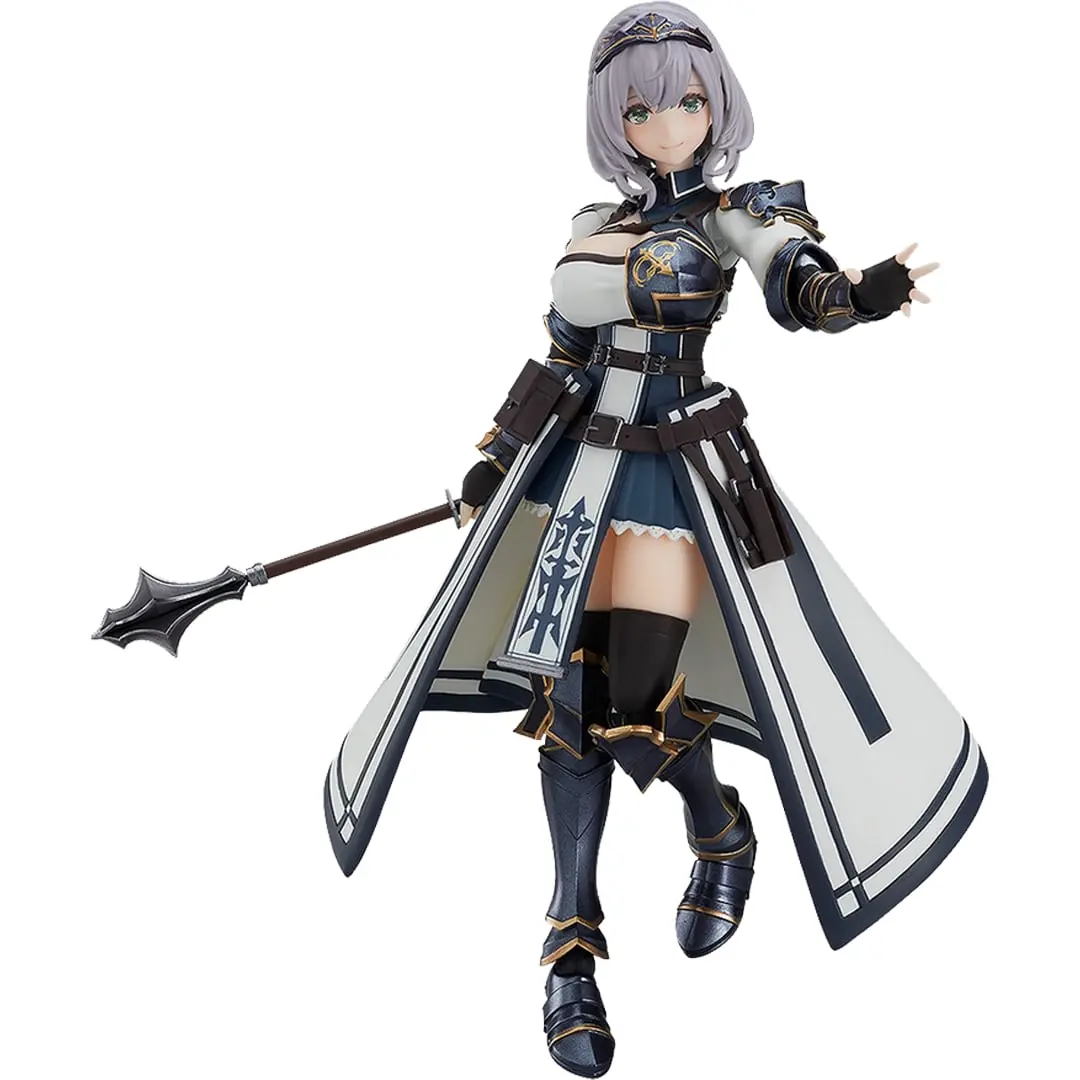 212 MAIN Hololive Production Vtuber Group Shirogane Noel Fluffy Look Licensed Figma Series Fluffy Knight Action Figure (Good Smile M06815)