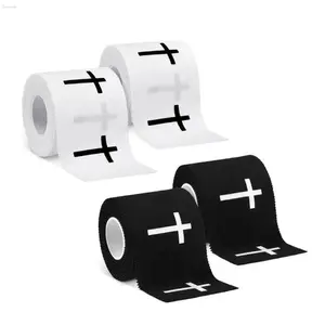 Cross Tape Christian Athletic Tape Sports Wrap 2in x 23ft Jesus Cotton Wrist Wrap for Soccer Football Baseball Gymnastics Boxing Christian Church Gifts