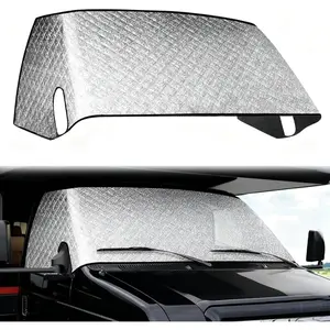 RV Windshield Snow Cover Compatible with Ford E450 Class C 1997-2026 RV Front Window Motorhome Cover Sunshade/Snow Cover