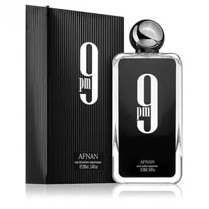 Afnan 9PM Eau De Parfum for Men 100ml | Long Lasting Sweet Vanilla Amber Cologne | Evening & Date Night Fragrance
