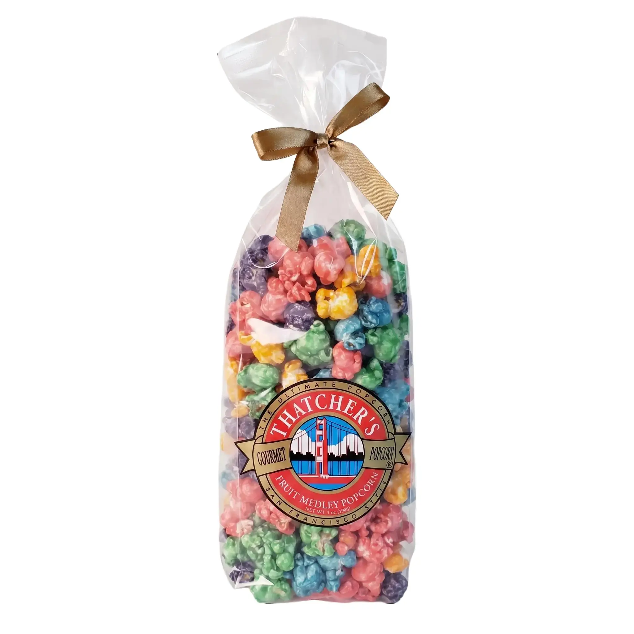 FRUIT MEDLEY 8 oz GOURMET POPCORN Snack Sweet Tangy Strawberry
