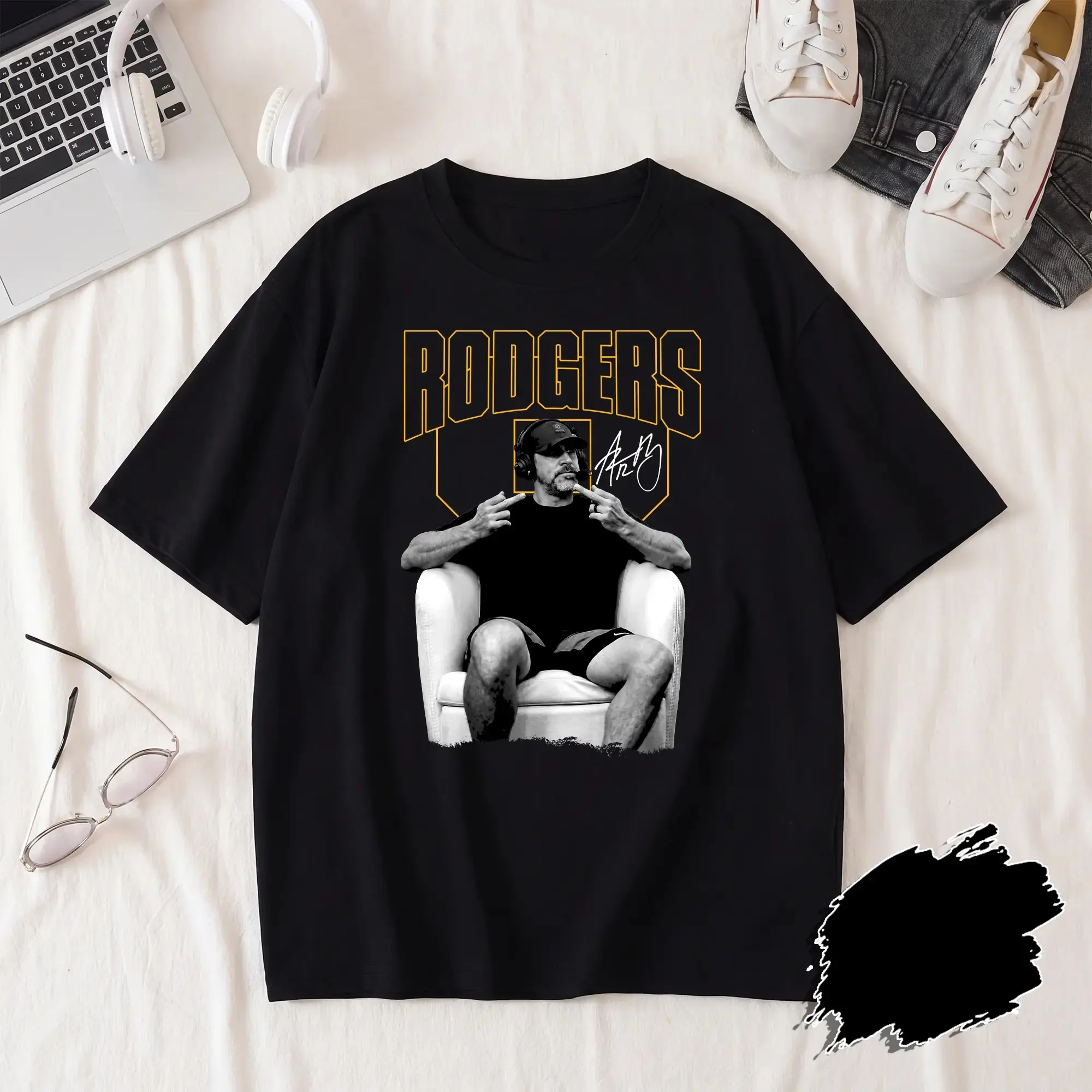 Aaron Rodgers Middle Finger T-Shirt, Sweatshirt