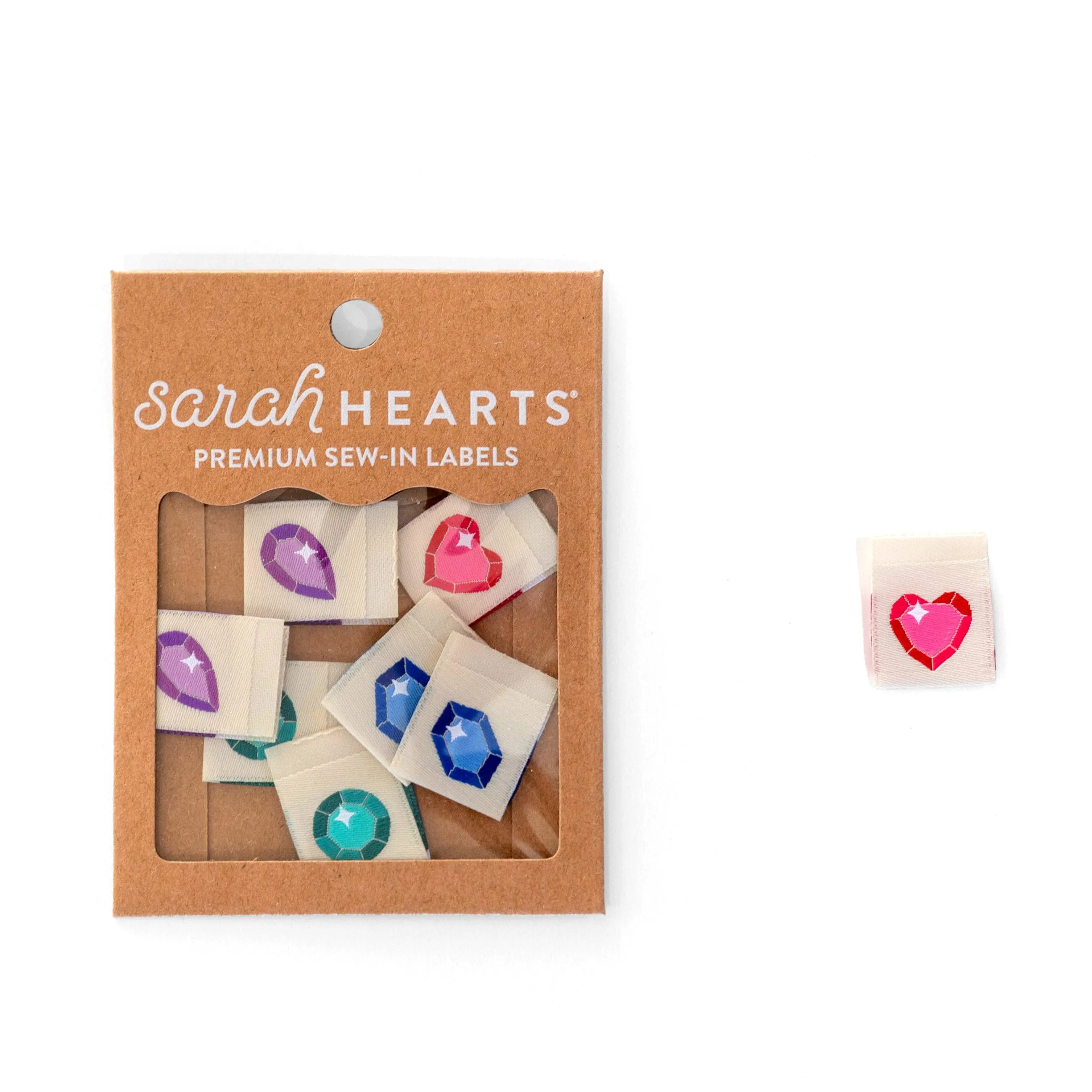 Cute Gems Quilt Labels from Sarah Hearts #109
