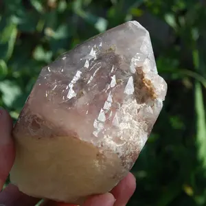4.25in 1lb XL Hematoid Quartz Crystal Cathedral Point Record Keepers, Zimbabwe lg2