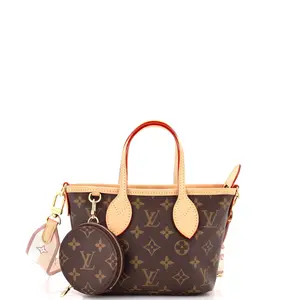 Pre-owned Louis Vuitton Canvas Coated Tote Bags REBAG Neverfull NM Tote Monogram Canvas BB by Rebag