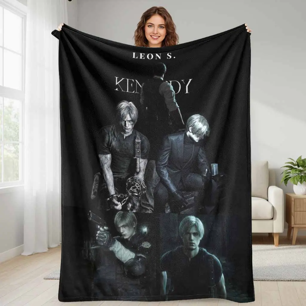 Video Game Hero Flannel Fleece Blanket Gaming Character Digital Print Ultra Soft Lightweight Breathable Cozy Texture Perfect For Bedroom Living Room Couch Sofa Camping Travel Birthday Gift Enthusiast Collection Men Women Home Decor Keepsake Throw Blanket