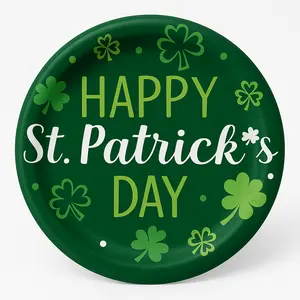 St. Patrick's Day Irish Blessings Paper Plates - 6.75"