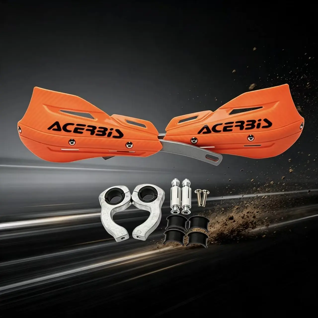 Motorcycle Hand Guards Carbon Fiber Pattern Universal Dirt Bike Handguards Wind Deflector Anti Crash Handle Protector For Off Road Motorbike