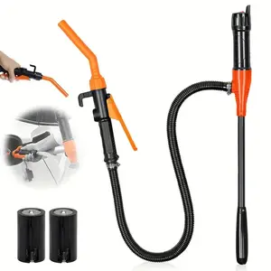 Portable Electric Fuel Pump, Water and Gasoline Diesel Transfer, Lightweight Hanging Design, Power Siphon Liquid Extractor