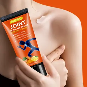 Rozino Joint Skin Care Cream 60g (turmeric + Vitamin C + Chamomile), Multi-Effect Repair for Dry Rough Sensitive Joints, Portable Tube Packaging