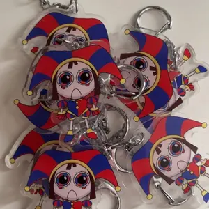 Pomni Sad Spongbob Keychain