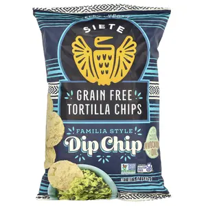 Siete Grain Free Tortilla Chips, Dip Chip, 5 oz (142 g) Siete Grain Free Tortilla Chips, Dip Chip, 5 oz (142 g)