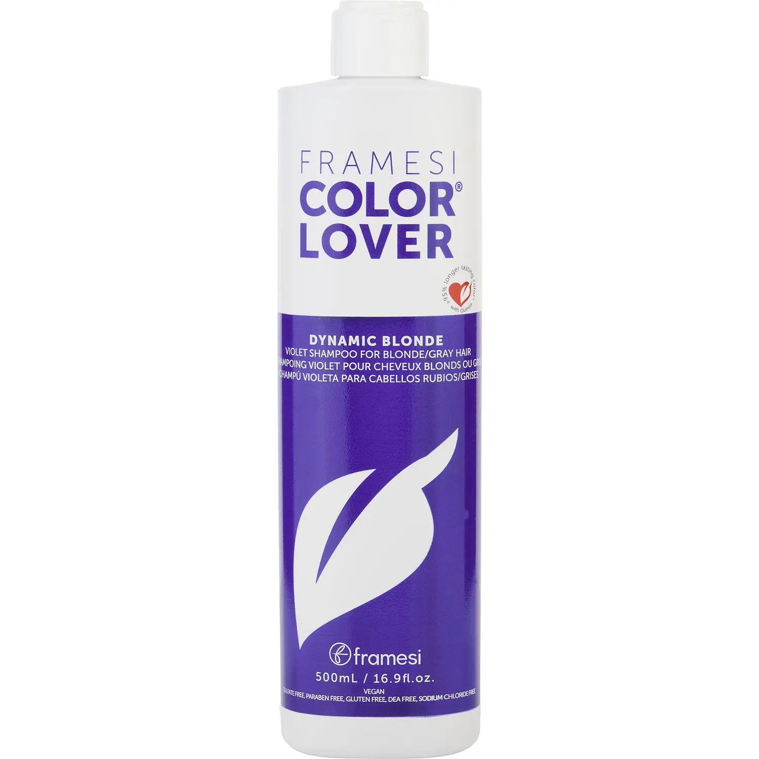 Framesi By Framesi Color Lover Dynamic Blonde Purple Shampoo For Unisex Framesi By Framesi Color Lover Dynamic Blonde Purple Shampoo For Unisex