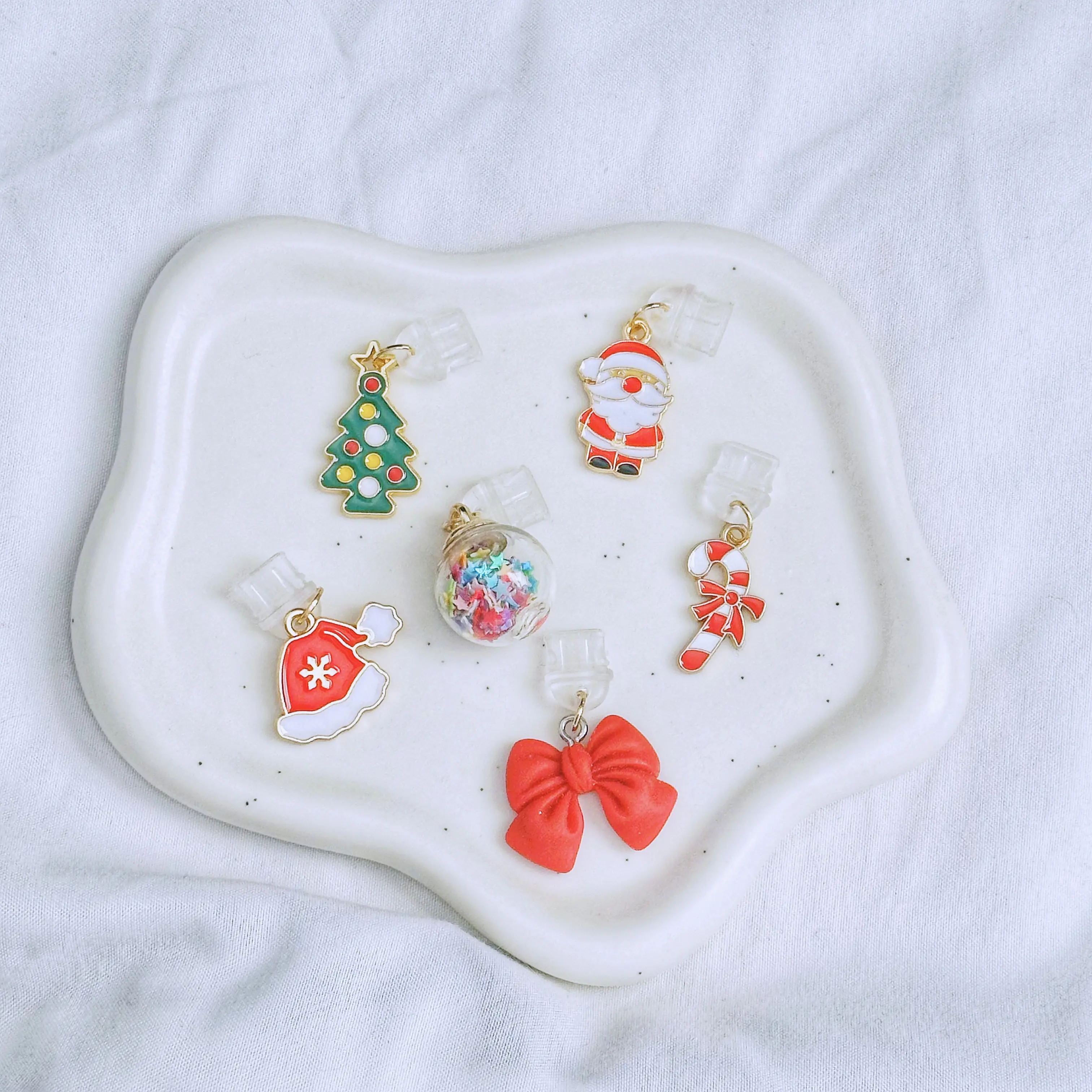Kindle Christmas Charms | USB-C Compatible, Micro USB, Lightning Port | Phone, E-reader Dust Plug/Charms Smartphone Cellphone