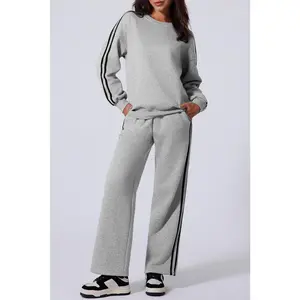 Striped Sweatshirt Active Set