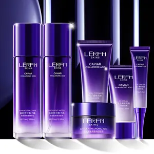 Full Facial Care 6pcs Set Caviar + Hyaluronic Acid Glow Skin