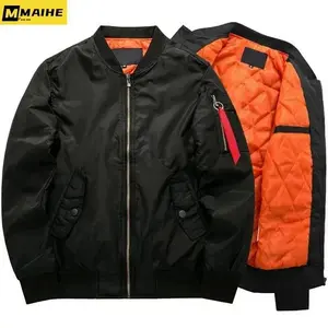 2023 New MA1 Pilot Bomber Jacket for Men – Autumn/Winter Thickened Baseball Jacket, Casual Coat, Men’s Military Windproof Jacket