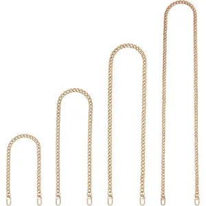 4 Different Sizes Purse Chain, Purse Strap Replacement Crossbody for Handbags, , Crossbody Bag,  Purse Chains for Handbags, Bag Strap (15.75 in, 23.62 in, 31.5 in, .24 in)