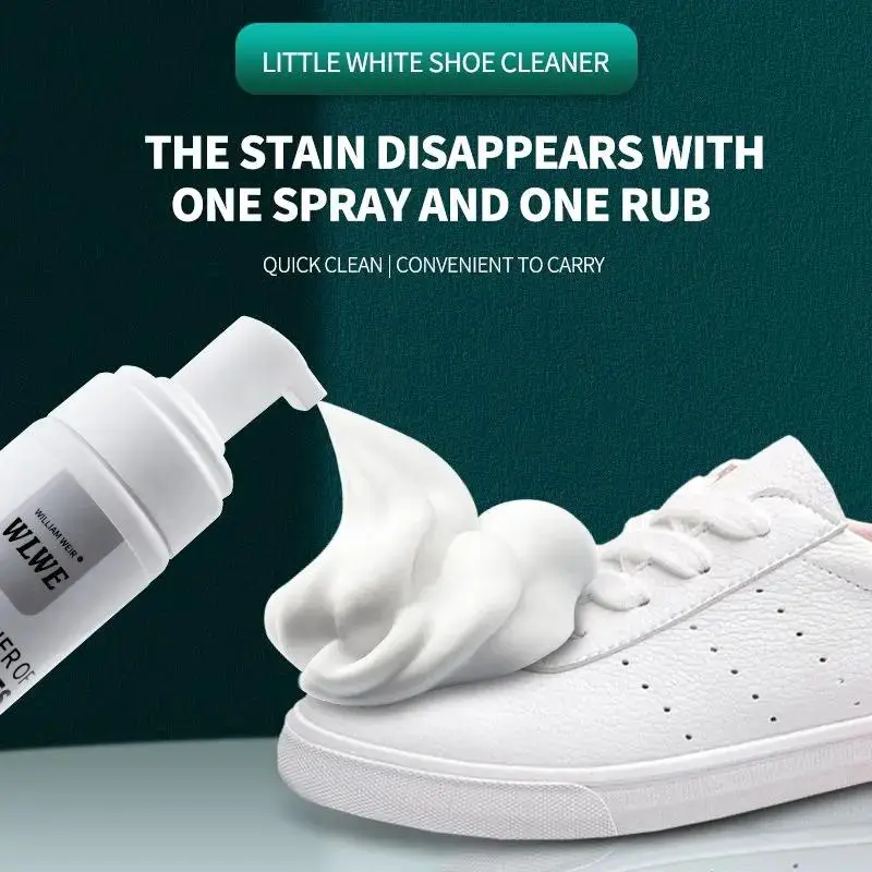 Simplify Shoe Cleaning: Effective 6.76 fl.oz Foam Spray Kit for Busy Households