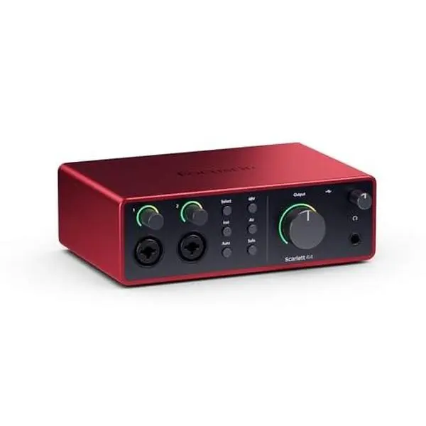 Focusrite Scarlett 4i4 USB-C Audio/MIDI Interface (4th Generation)