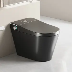 Smart Toilet,One Piece Toilet with Bidet Built In,Dryer & Warm Water - Ceramic Toilet with Sensing Distance, Auto Open/Close Seat