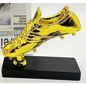 New Golden Football Cup Ball Boot Award Resin Charms Football Match Goalkeeper Gloves Trophy Home Office Decoration Model Gift