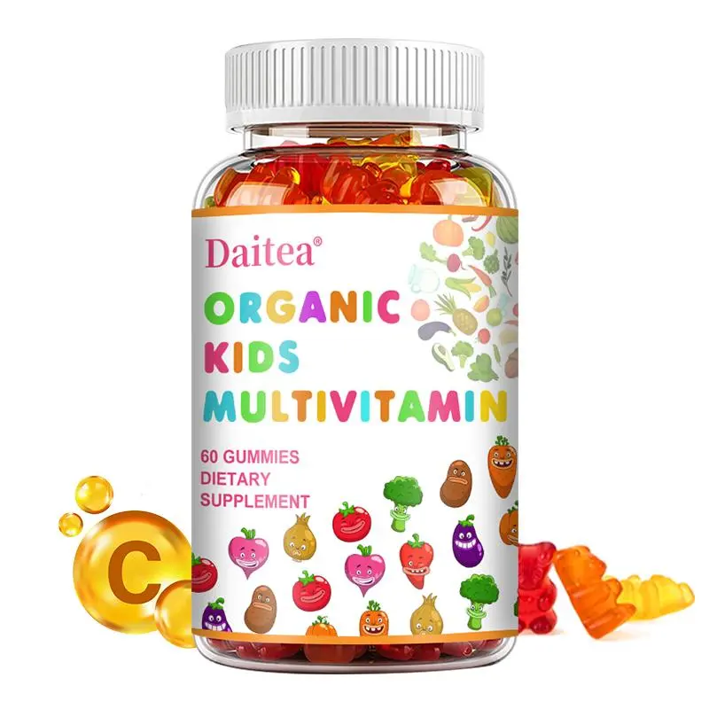 Daitea Children's Multivitamin Gummies - Support Eye ,Gut, Immune health, 60 Gummies