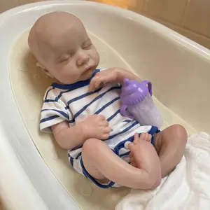 Lifelike Realistic Silicone Baby Doll Boy 16 Inch Reborn Doll, Perfect Dress-Up Companion for Children & Collectors
