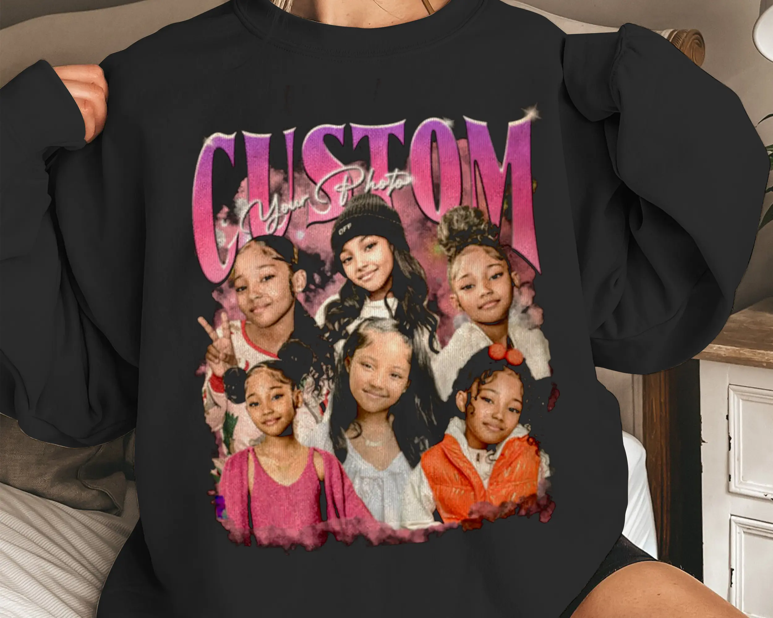 Custom Bootleg Rap Sweatshirt, Vintage Custom Funny Rap Shirt, Custom 90s Vintage Bootleg Shirt, Custom Photo Vintage T-Shirts, Gift for Her, Gift for Him, Valentine Gift Shirt, Valentine Gift Shirt Womenswear Hoodie