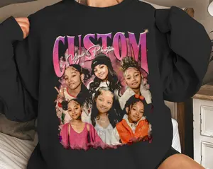 Custom Bootleg Rap Sweatshirt, Vintage Custom Funny Rap Shirt, Custom 90s Vintage Bootleg Shirt, Custom Photo Vintage T-Shirts, Gift for Her, Gift for Him, Valentine Gift Shirt, Valentine Gift Shirt Womenswear Hoodie