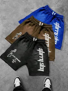 Men's Letter Print Boxer Briefs, Casual Comfy Breathable Underwear for Daily Wear, Underwear for All Seasons