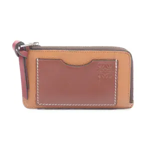 Pre-owned Loewe Others Small Leather Goods Anagram Leather Card Holder Wallet