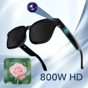 Multifunctional Smart Glasses, 800W Pixel Anti-Shake Camera and Video Recording, Comfortable to Wear, Voice Assistant Intelligent Q&A Translation, Noise Reduction for Calls, Wireless Connection, Music Player