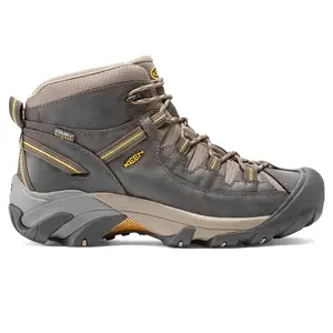 KEEN Mens Targhee Ii Mid Waterproof Hiking Sneakers Shoes - Grey