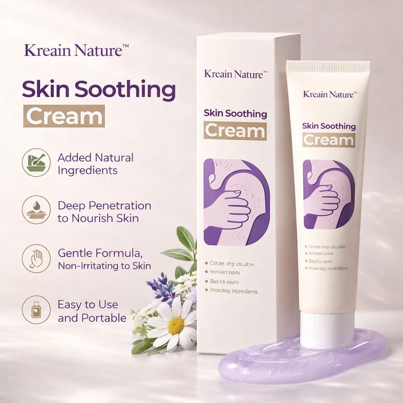 Kreain Nature Skin Soothing Gel Containing Indian Safflower Root Extract and Tea Tree (Mentha) Leaf Extract.