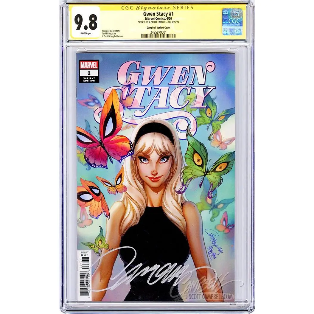CGC 9.8 SS Gwen Stacy #1 JSC 'retail' variant