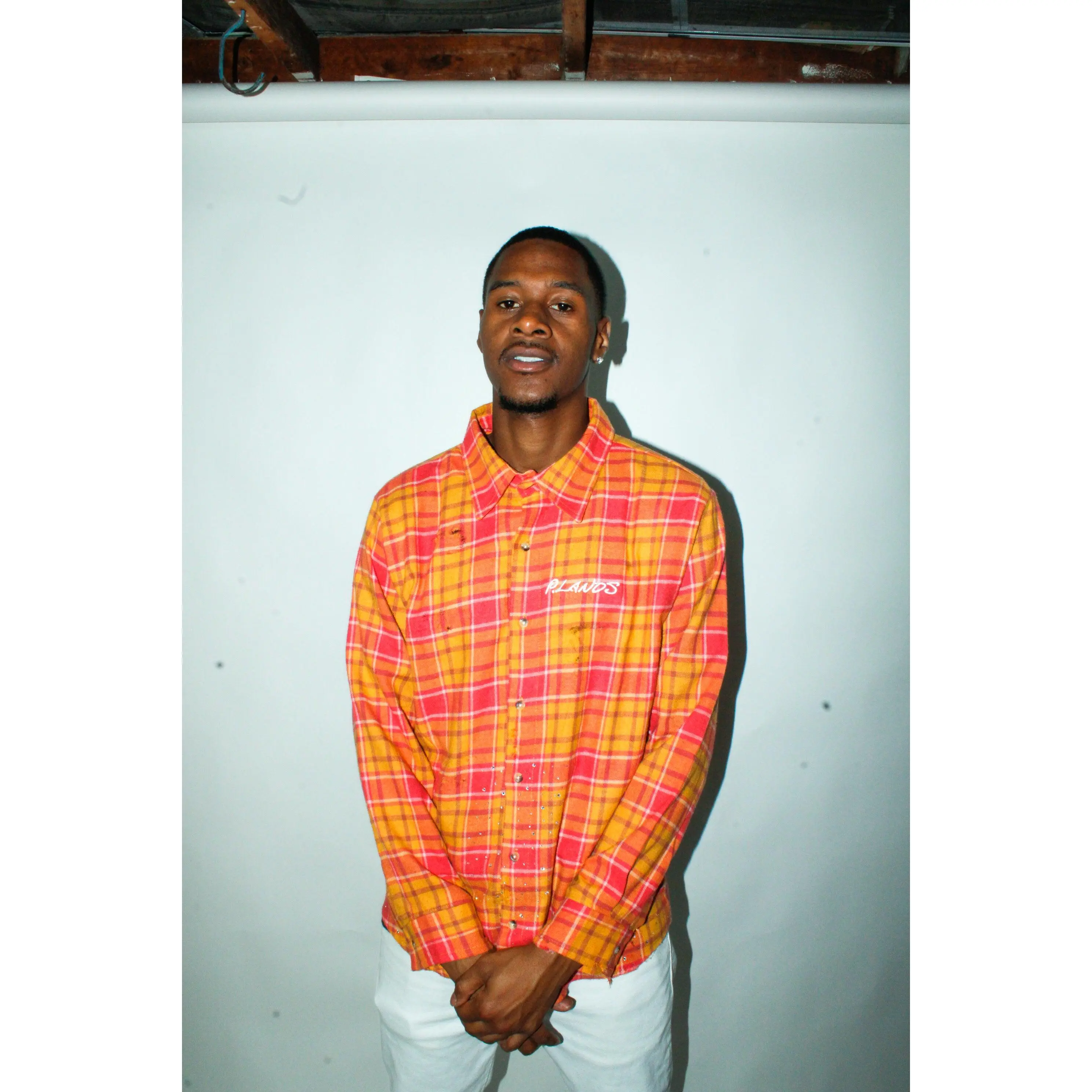 Big P Rhinestone Flannel