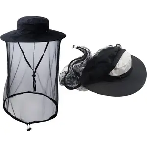 Mosquito  net hat  Shield Fishing Cap bee Beekeeping Beekeeper Veil Hats for Men Women