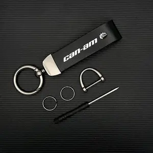 Can-Am-Heng Car Keychain, Scratch-Resistant, Anti-Theft Function, Durable Metal Keyring, 1pcs, Secure Your Keys, Stylish Design