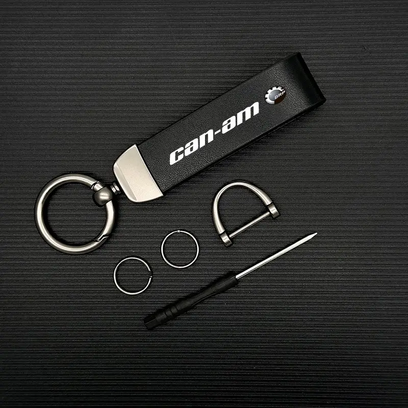 Can-Am-Heng Car Keychain, Scratch-Resistant, Anti-Theft Function, Durable Metal Keyring, 1pcs, Secure Your Keys, Stylish Design, Keyrings For Keys, Car Key Chains