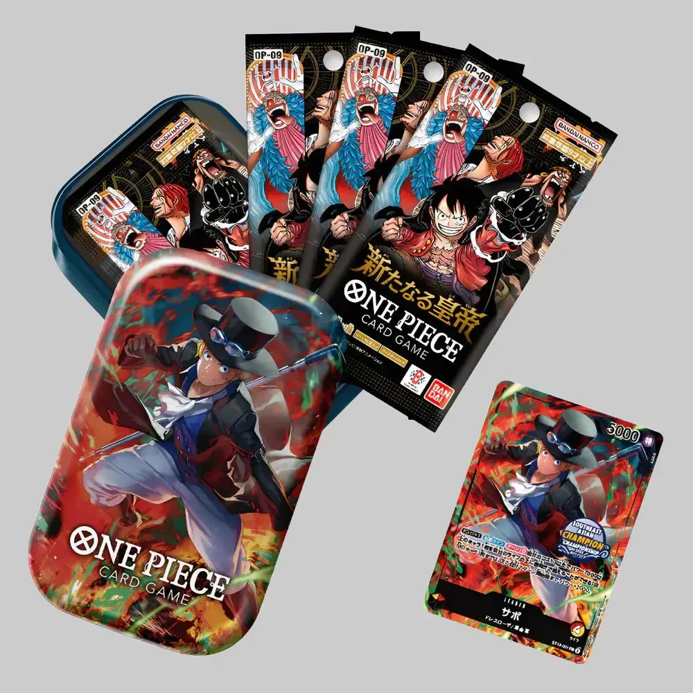 JPN] One Piece Mini Tin Pack Set Vol.1 TS01 TS-01 OP09 Promo Luffy