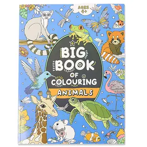 Big Book of Colouring Animals, Activity Books, Preschool Learning Book, Adorable Animals, Long Necked Giraffe Penguin Turtle & More, Creative Drawing Fun Coloring Book, Birthday Gift, Back-To-School Present